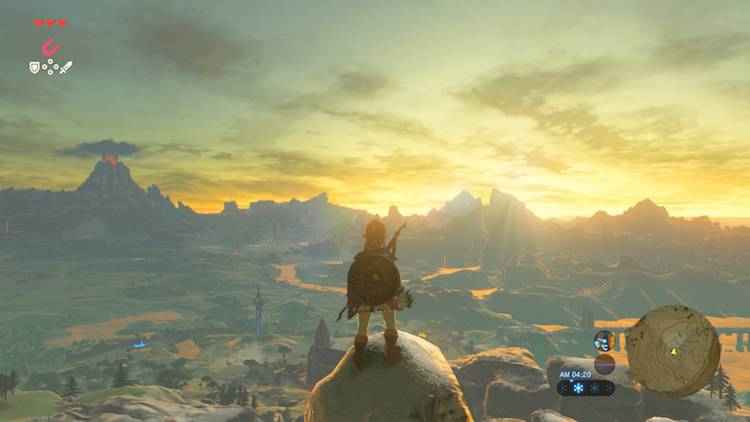 Screenshot from Zelda: Breath of the Wild. Links to YouTube video.